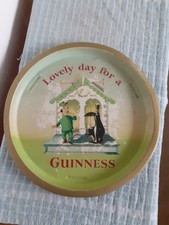 Rare vintage lovely day for a guinness tray 