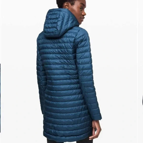 Lululemon Pack it Down Jacket Long Code Blue - Pu… - image 2