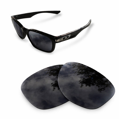 newpolar lentes de repuesto polarizadas para roble garaje roca color negro