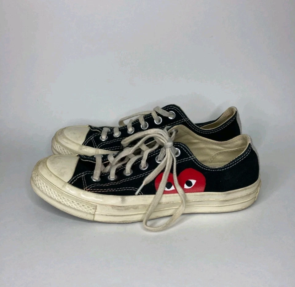 Tênis Converse All Star X Comme Des Garcon CDG Chuck Taylor baixo feminino EUA 8  - Imagem 4 de 4