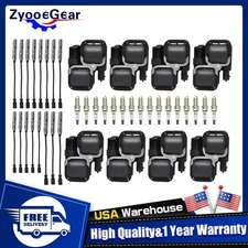 8 Ignition Coil & 16 Spark Plug & Wire UF359 For Mercedes-Benz C CL CLK ML Class