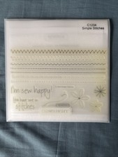 CTMH Stamp set Simple Stitches C1234 New