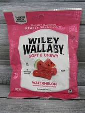 Wiley Wallaby Licorice 4 Oz Bag Of Gourmet Watermelon Flavored Licorice