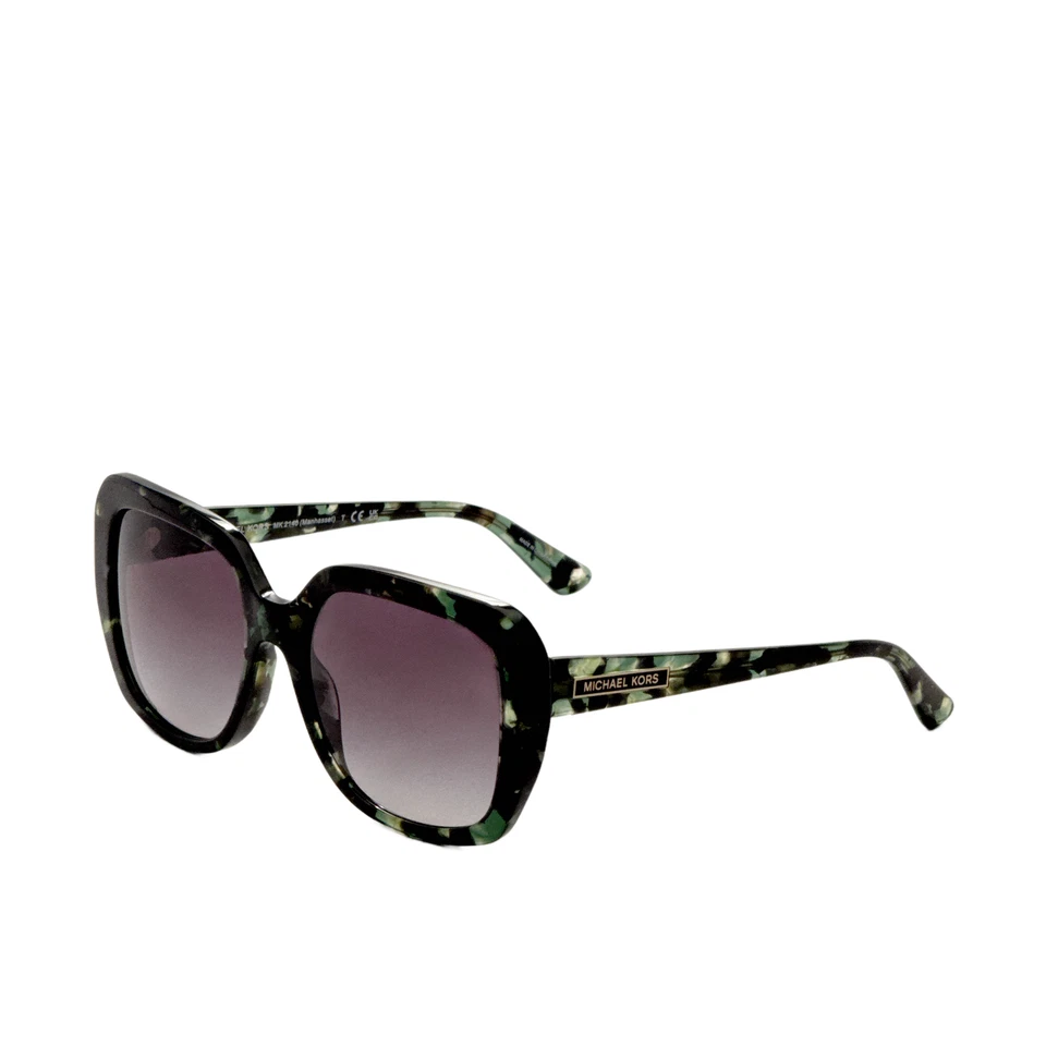 Gafas de sol Michael Kors para mujer Manhasset 55 mm verde Habana MK2140-39478G-55