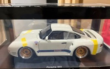 PORSCHE 959 WHITE CUSTOM MODEL WITH BBS WHEELS 1:18 by AUTOART 78083 AS PICTURED