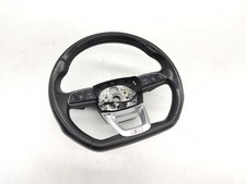 18-25 Audi Sq5 80a Front 3-spoke Leather Sport Steering Wheel W Switch Button