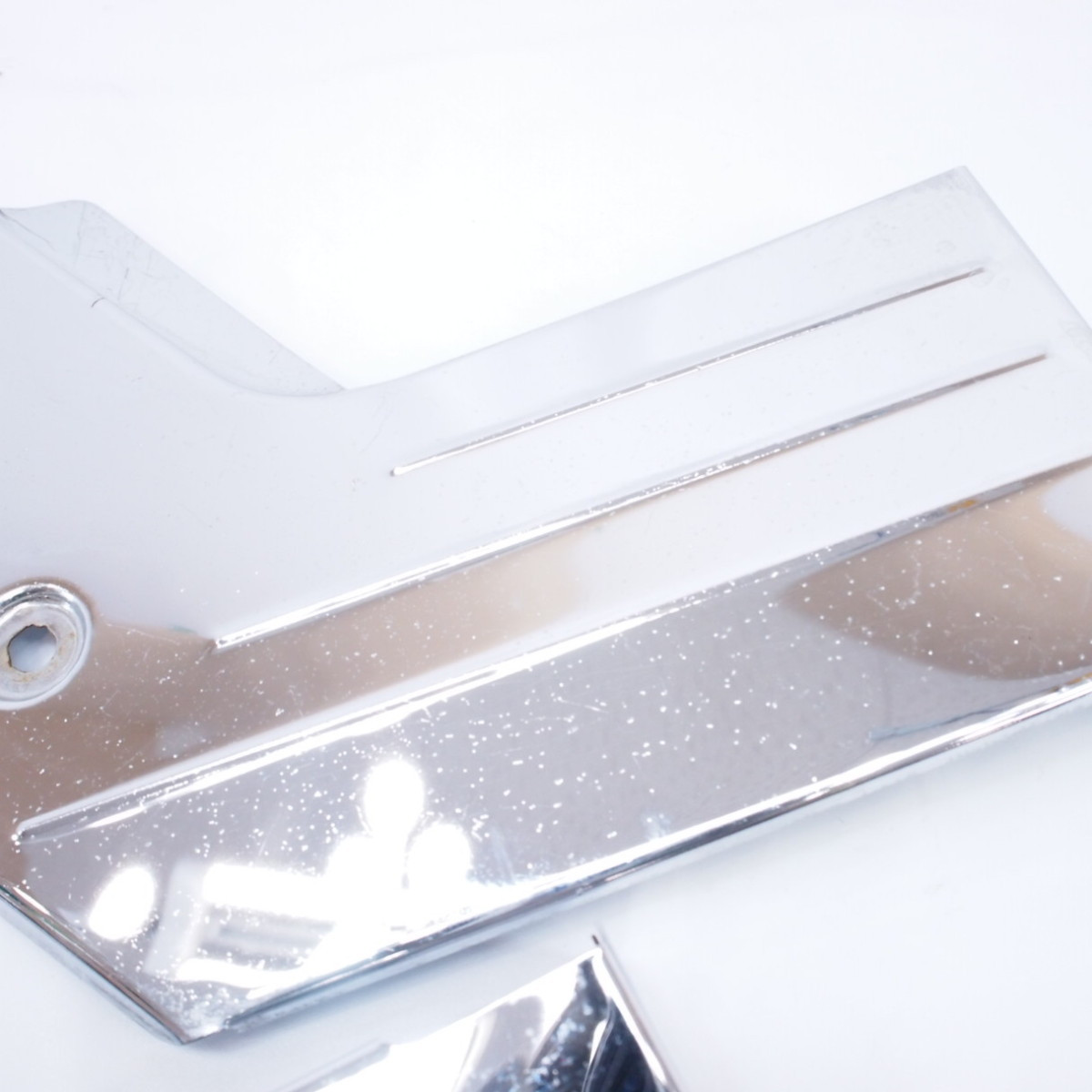 Harley FLH Shovel Genuine Side Covers Chrome Rear Frame