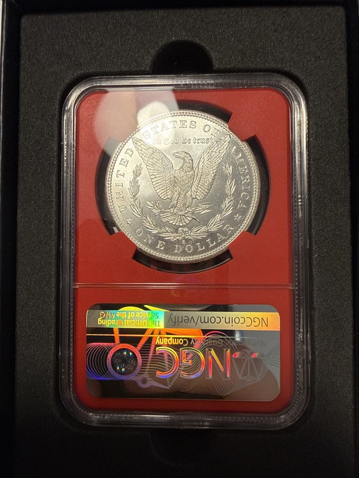 1881-S Morgan Silver Dollar NGC MS 67 GEM Uncirculated San Fran Mint - Toning  - Image 2 of 4