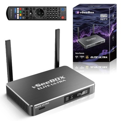 VSeeBox Elite Ultra 4GB/128GB Media Player WiFi 6 Free Same-Day Shipping