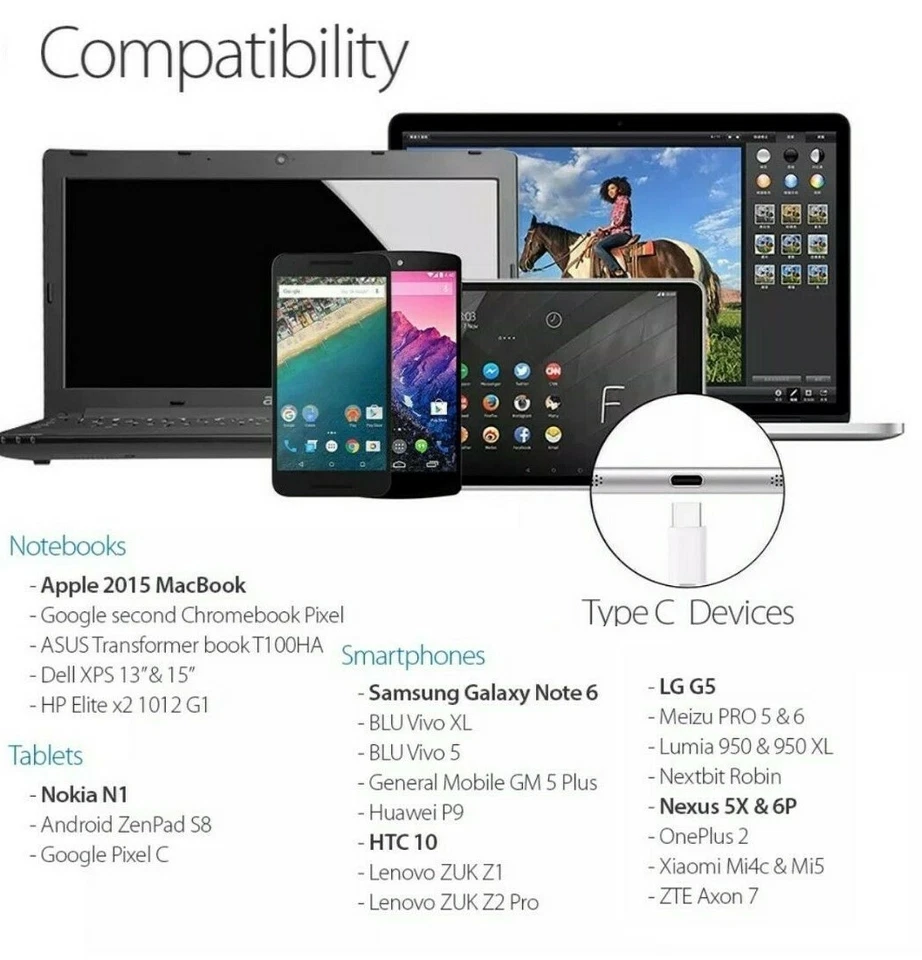 Heavy Duty Type C Fast Charger Cable FOR Samsung Galaxy Z Flip/S20/S20+/Ultra BK - Image 4 of 4