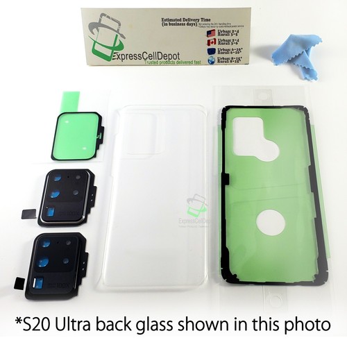 Remplacement de verre arrière transparent transparent + ruban IP68 pour Samsung Galaxy S23U ~ S8 - Photo 117 sur 225