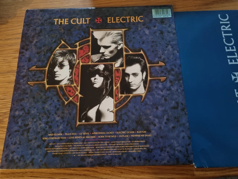 THE CULT – Electric - Beggars Banquet Records First UK Pressing 1987 Foto 3 de 4