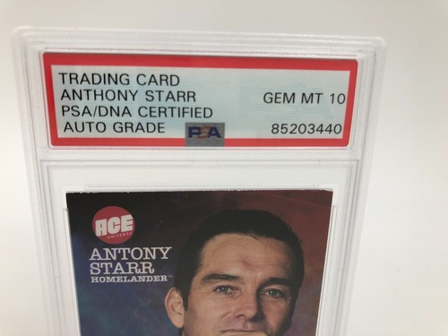 ANTONY STARR PSA AUTO RARE /70 Signed Card HOMELANDER on THE BOYS PSA GEM MINT 10 - Bild 8 von 10