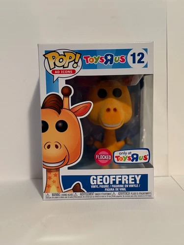 Funko Pop! Ad Icons Toys R Us Geoffrey (Flocked) Toys R Us Exclusive #12 w/Case