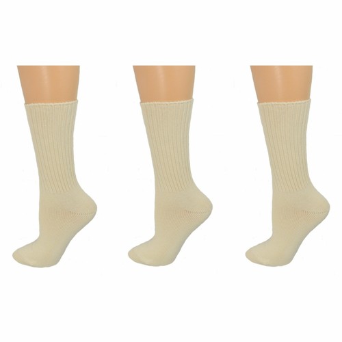Calcetines de tripulación al aire libre - Paquete de 3 pares, calcetines opacos de algodón para mujer, calcetines uniformes - Imagen 2 de 32