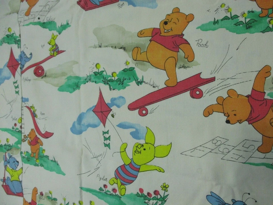 Disney Winnie The Pooh Cortina Niños 2 Paneles 61x37'' 64x37"" Roo Piglet Exterior Foto 2 de 4