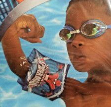 Spiderman Swim Arm Floats Marvel Ages 3 Yrs  Includes Repair Kit New