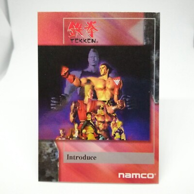 001 Einführung TEKKEN Namco Official Collection Karten Trading Epoch Videospiel