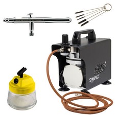 Nail Art - Airbrushset 20 - Iwata HP-AR Airbrush und Sparmax TC-501X Kompressor