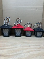 Replacement Jockey Boy or Cavalier Aluminum Lantern for concrete statues. New