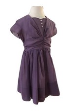 Girls Vintage Sheer Dress 1950s Perfect For Easter Size 4/5