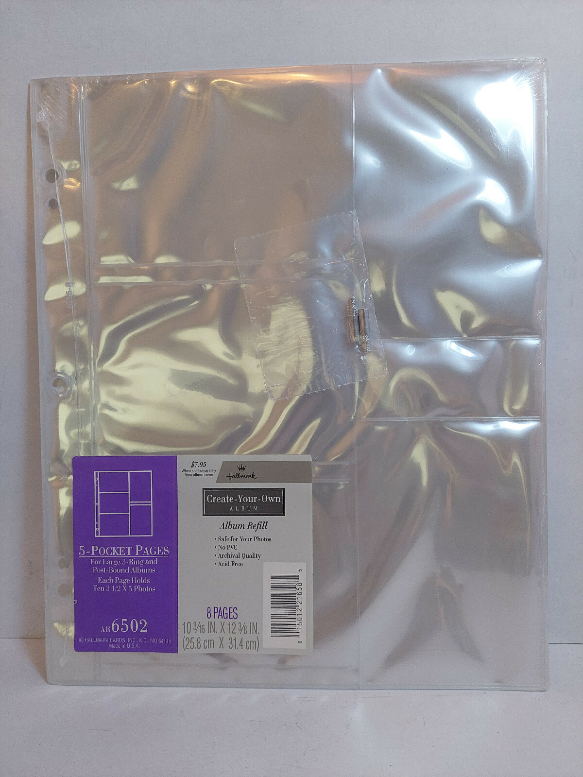 Hallmark Scrapbook Expandable Photo Album PHA6192 + Replacement Shts