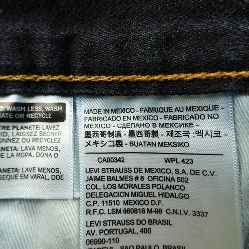 Levis 501XX Mens Jeans 38X32 Blue Denim 501-2083 Button Fly Straight (36X27)- - Picture 8 of 18
