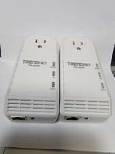 TRENDnet TPL-402E/A 500 Mbps Powerline AV Adapter with Bonus Outlet: Quantity 2