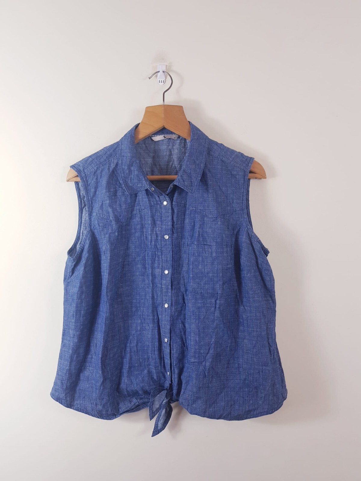 Gilet Size 18 Navy Blue Quilted Warm BodyWarmer WaistCoat Jacket Ladies Womens