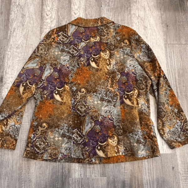 Chico's Women's Patchwork Blazer Jacket Size 1X  … - image 2