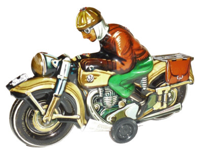 * Blechspielzeug MOTORRAD Sepp Tippco-Replik  Made in Germany