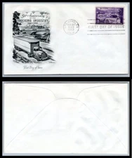 US FDC # 1025 3c Trucking  Artmaster   1953, 9p7264
