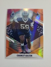 2021 Phoenix [BASE] Chauncey Golston  RC -  #185 (Fire Burst)  Dallas Cowboys