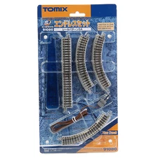 Tomix 91080 Super Mini Rail Set Oval Layout Set (Track Layout SA) - N