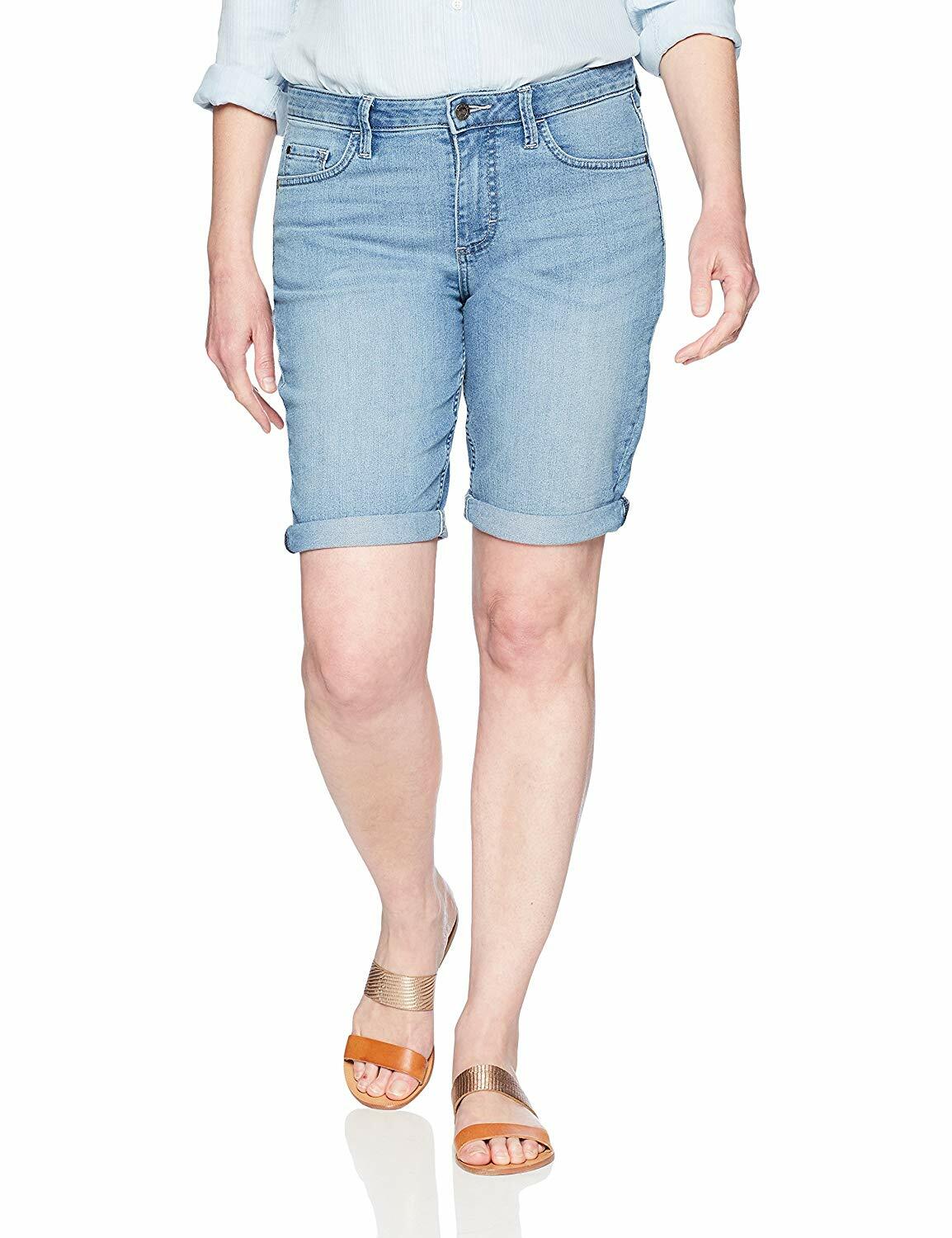 lee riders women's denim cuffed short
