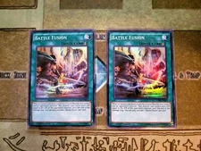 YUGIOH TCG 2X BATTLE FUSION FUEN-EN056 SUPER 1ST EDITION 