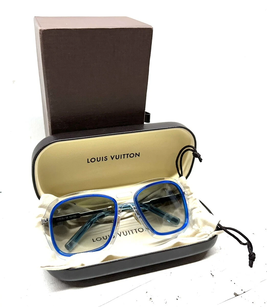 louis vuitton blue sunglasses