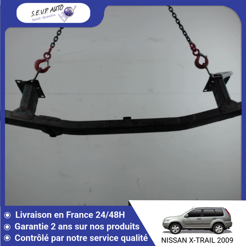 Pare-choc Avant NISSAN X-TRAIL 1 PHASE 1 - Noir - Occasion (Bon état)