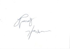 Randy Hansen autograph signed 10x15 cm index card