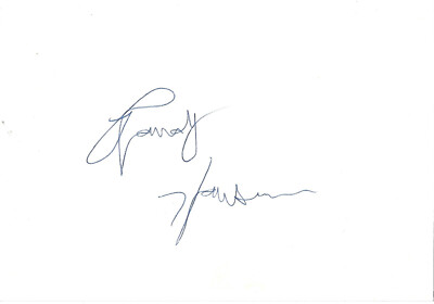 Randy Hansen Autogramm signed 10x15 cm Karteikarte