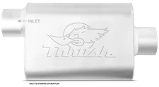 Dynomax 17657 Thrush Welded Muffler 3.0" In 3.0" Out Offset/Center