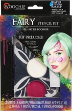Woochie Stencil Kit - Professional Quality Halloween Costume Cosmetics - Fairy