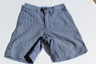 Gebrauchte Gap Kinder Leinen Shorts, 5 Jahre, blau gestreift