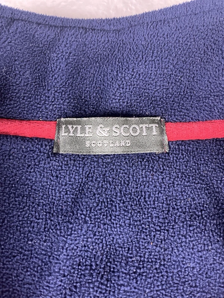 Lyle & Scott Vest Full Zip Jacket Men’s Size XXL Red Fleece Polyester Golf - Image 3 of 4