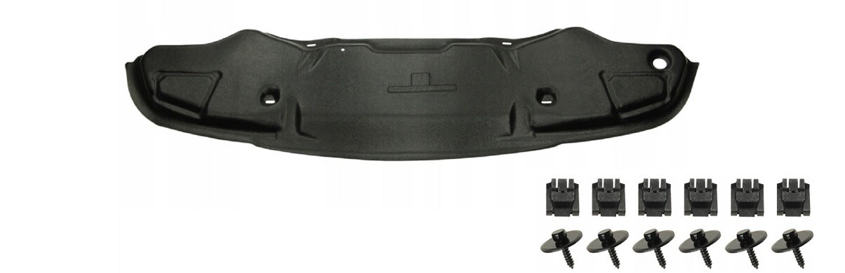 Plaque sous moteur pour Mercedes Classe E W211 2002-2009 carter de protection noir en ABS