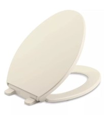 KOHLER K-4774-47 Brevia Elongated Toilet Seat Quick-Release Hinges  Hardware
