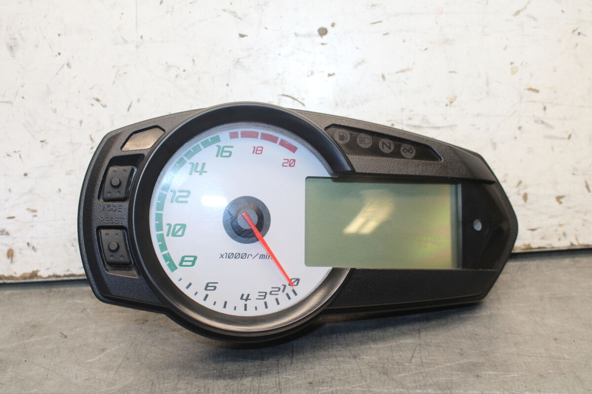 09-12 KAWASAKI NINJA ZX6R SPEEDO TACH GAUGES DISPLAY CLUSTER 09-12 KAWASAKI NINJA ZX6R SPEEDO TACH GAUGES DISPLAY CLUSTER