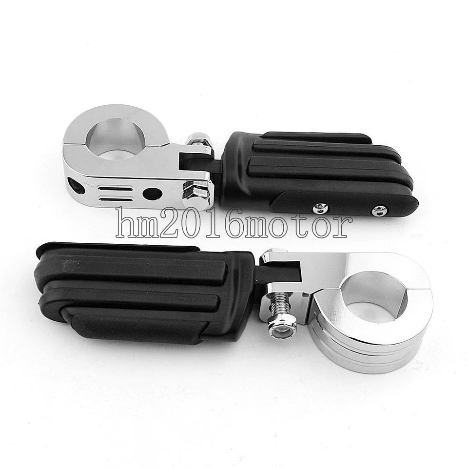 Motorcycle 1 1/4" Highway Foot Pegs Crash Bars for Harley Electric Glide FLHTK Foto 3 de 4