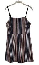 Urban Outfitters Women's Sleeveless Stripe Tank Mini Dress Size Large