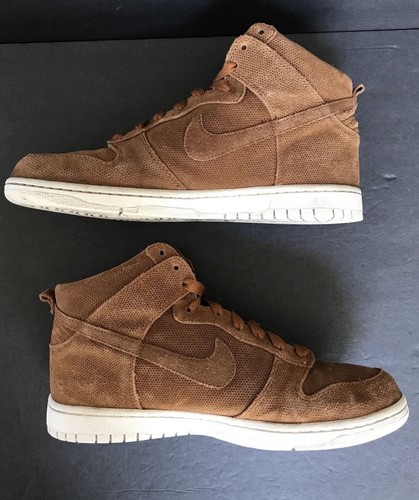 tan nike dunk high